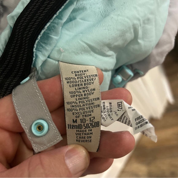 LL Bean Kids Waterproof Patroller Ski Jacket - missing hood - Picture 7 of 10